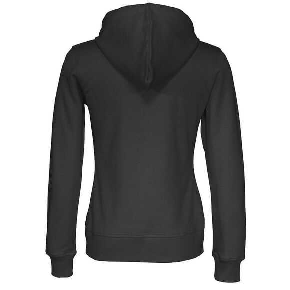 Cottover Womens/Ladies Full Zip Hoodie / Black - Picture 2 of 4